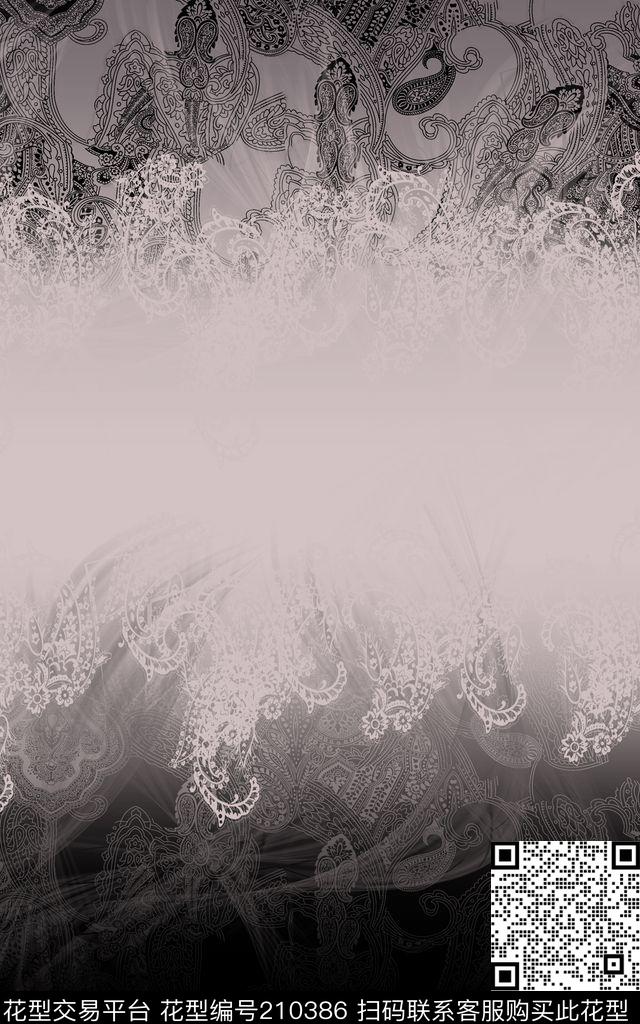 R-腰果花佩兹利/Pezli数码印花华亿平台下载（图片编号: 210386） - 瓦栏（Walan）