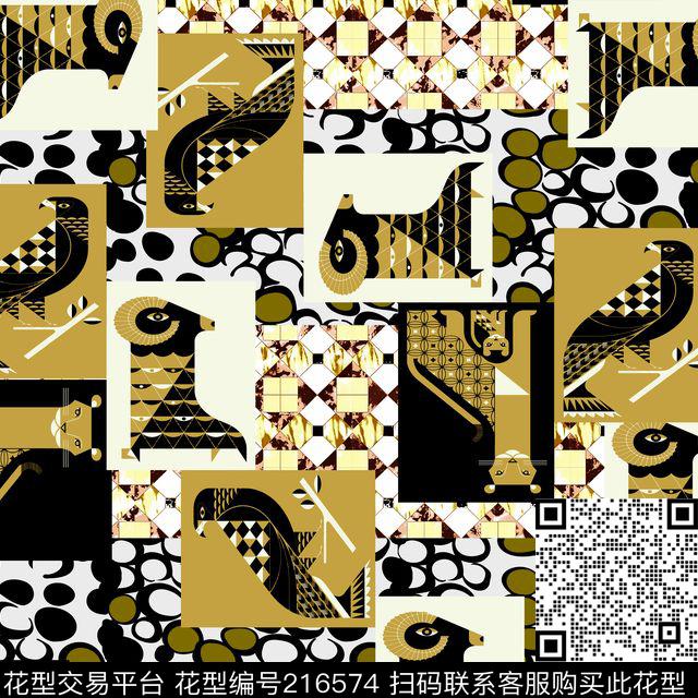 传统印花华亿平台下载（图片编号: 216574） - 瓦栏（Walan）