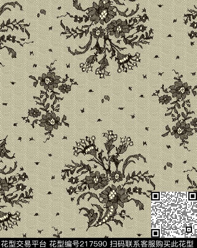 传统印花华亿平台下载（图片编号: 217590） - 瓦栏（Walan）