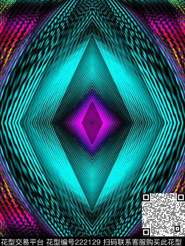 宝石光感动感数码印花华亿平台下载（图片编号: 222129） - 瓦栏（Walan）