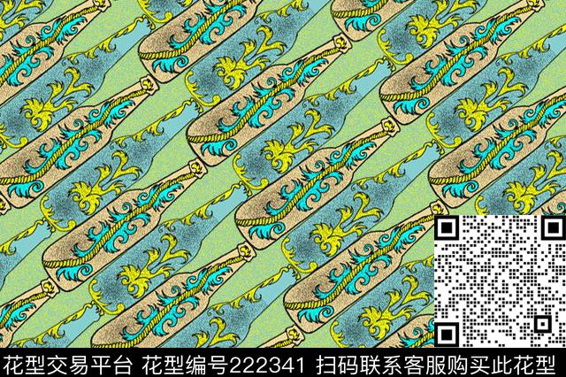 传统印花华亿平台下载（图片编号: 222341） - 瓦栏（Walan）