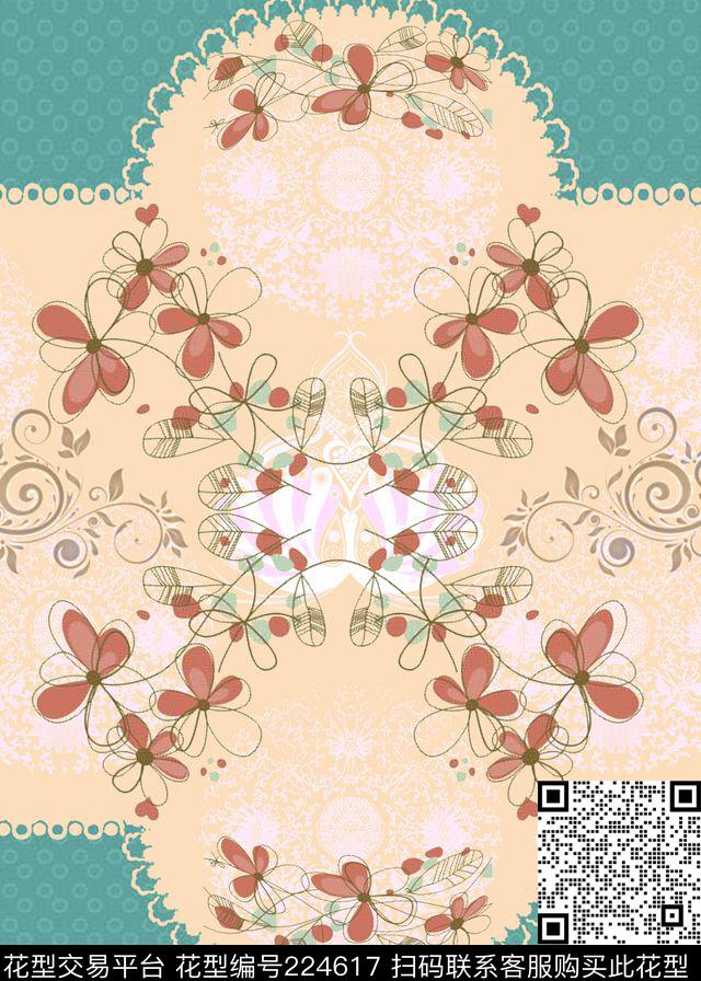 传统印花华亿平台下载（图片编号: 224617） - 瓦栏（Walan）