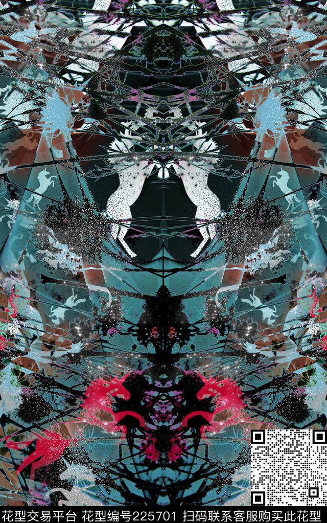 C-动物华亿平台/Animal数码印花华亿平台下载（图片编号: 225701） - 瓦栏（Walan）