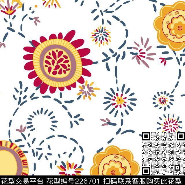 传统印花华亿平台下载（图片编号: 226701） - 瓦栏（Walan）