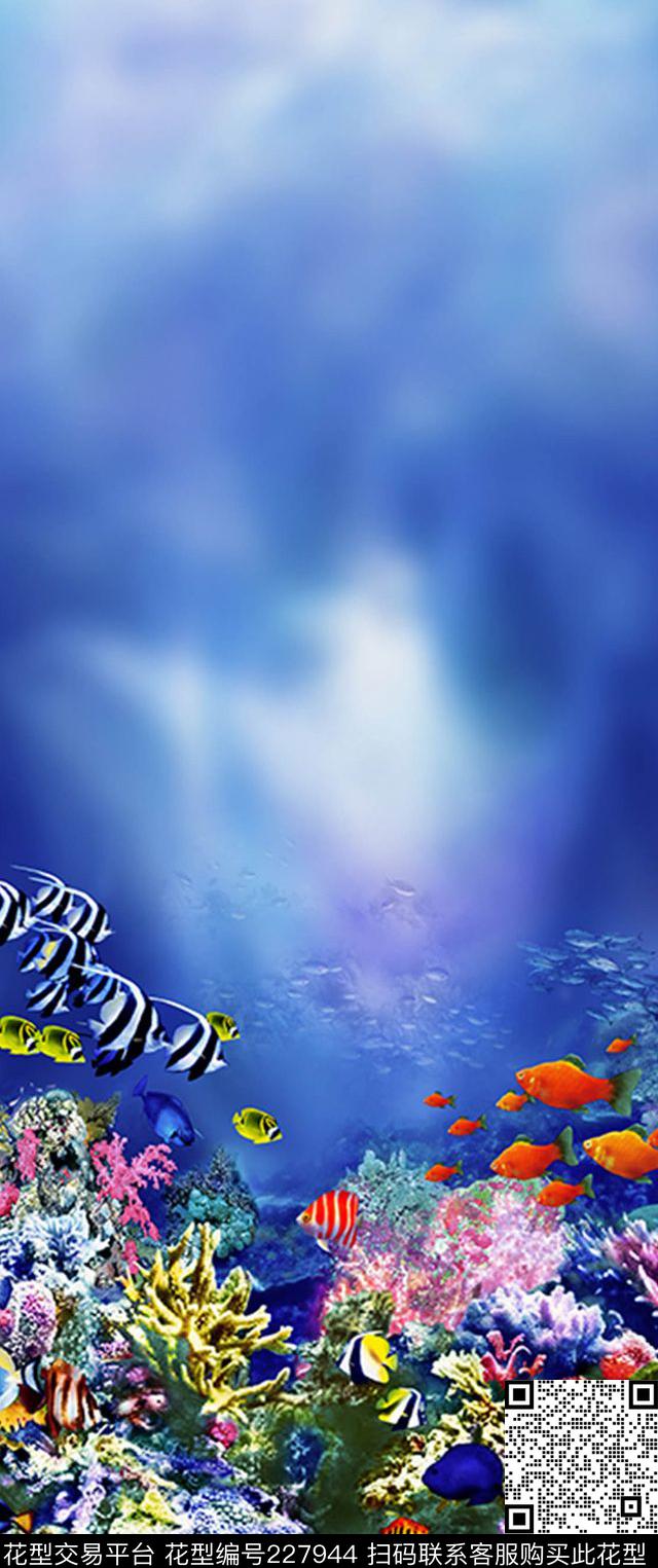 欧美时装定位韩国欧美大气时装数码印花华亿平台下载（图片编号: 227944） - 瓦栏（Walan）