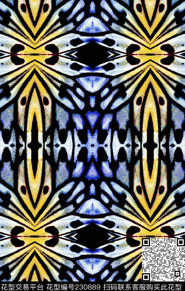 传统印花华亿平台下载（图片编号: 230889） - 瓦栏（Walan）