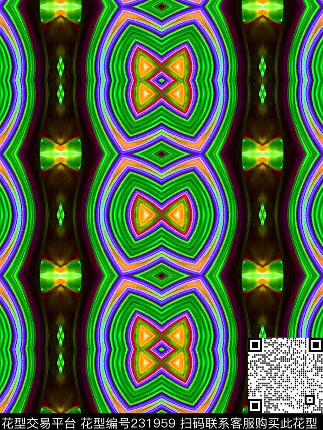 民族印花裤数码印花华亿平台下载（图片编号: 231959） - 瓦栏（Walan）