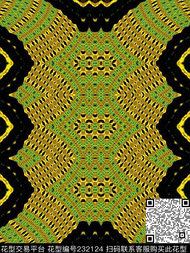 围巾秋冬装数码印花华亿平台下载（图片编号: 232124） - 瓦栏（Walan）