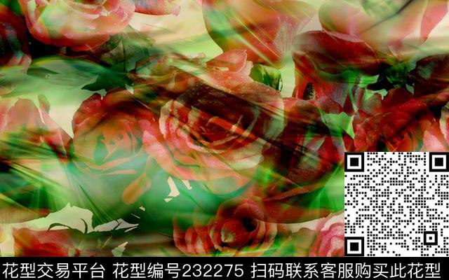 抽象纹理数码印花华亿平台下载（图片编号: 232275） - 瓦栏（Walan）