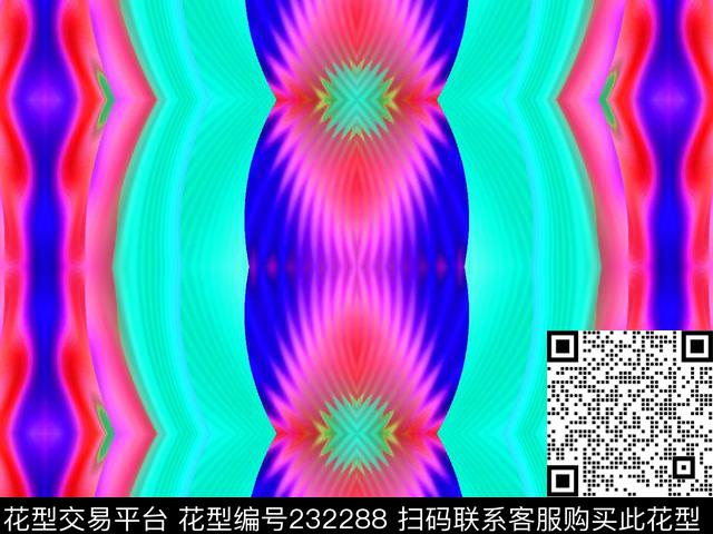 条纹印花裤丝巾数码印花华亿平台下载（图片编号: 232288） - 瓦栏（Walan）