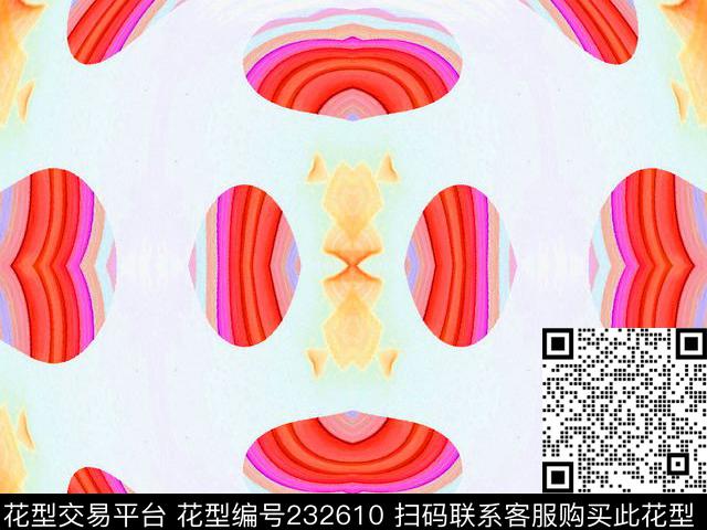 几何女装数码印花华亿平台下载（图片编号: 232610） - 瓦栏（Walan）