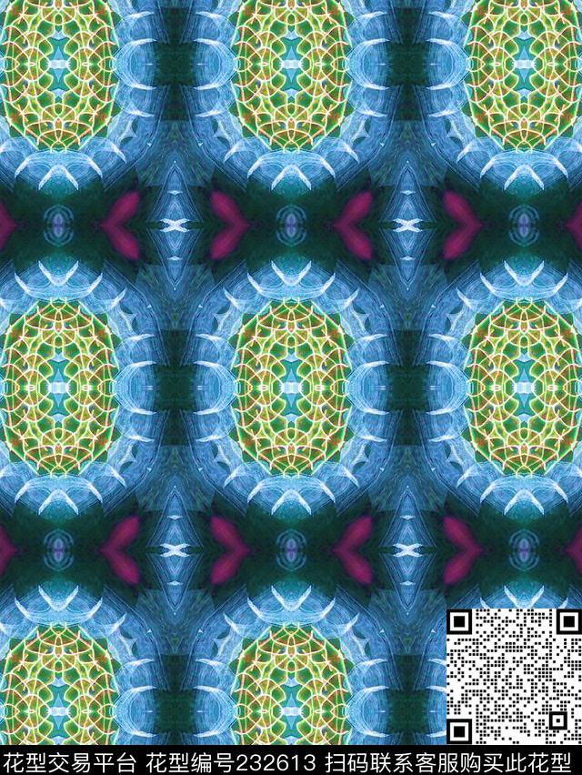 民族印花裤丝巾数码印花华亿平台下载（图片编号: 232613） - 瓦栏（Walan）