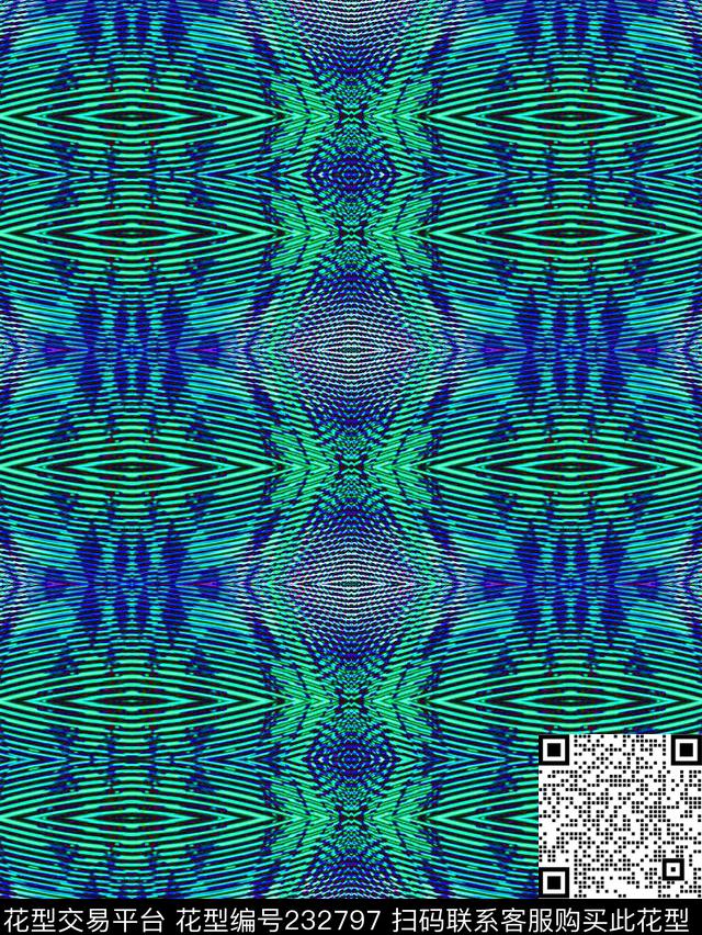 民族围巾数码印花华亿平台下载（图片编号: 232797） - 瓦栏（Walan）