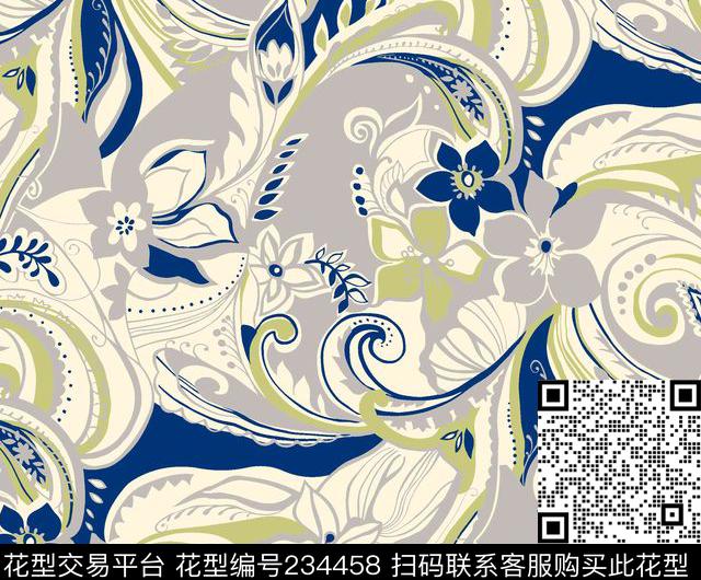 传统印花华亿平台下载（图片编号: 234458） - 瓦栏（Walan）