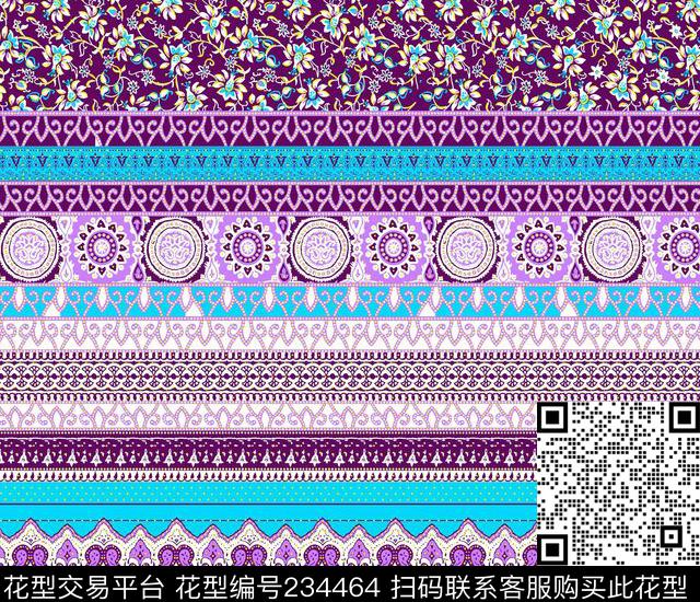 传统印花华亿平台下载（图片编号: 234464） - 瓦栏（Walan）