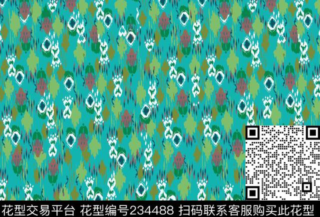 传统印花华亿平台下载（图片编号: 234488） - 瓦栏（Walan）