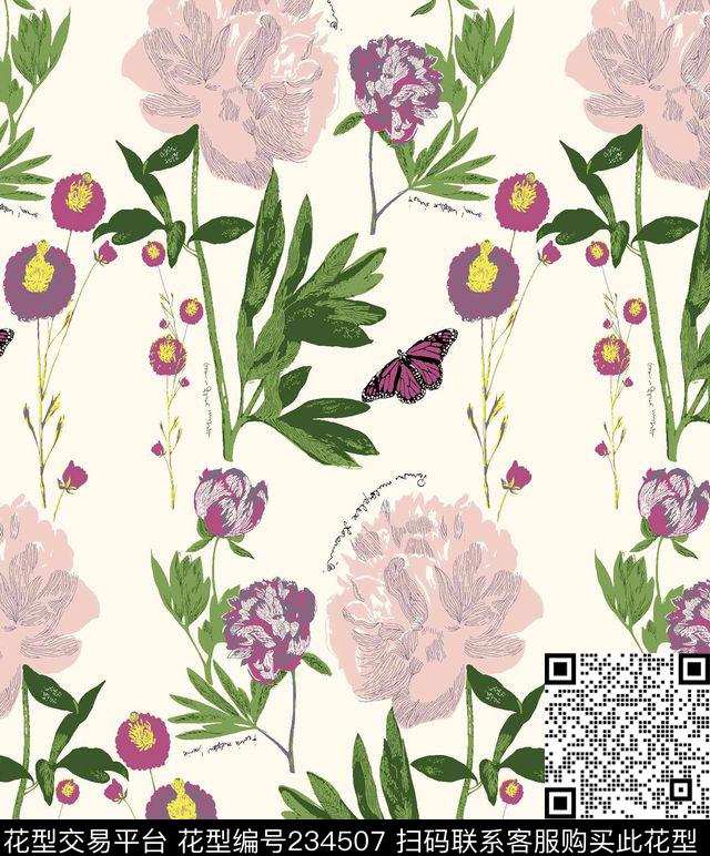 传统印花华亿平台下载（图片编号: 234507） - 瓦栏（Walan）