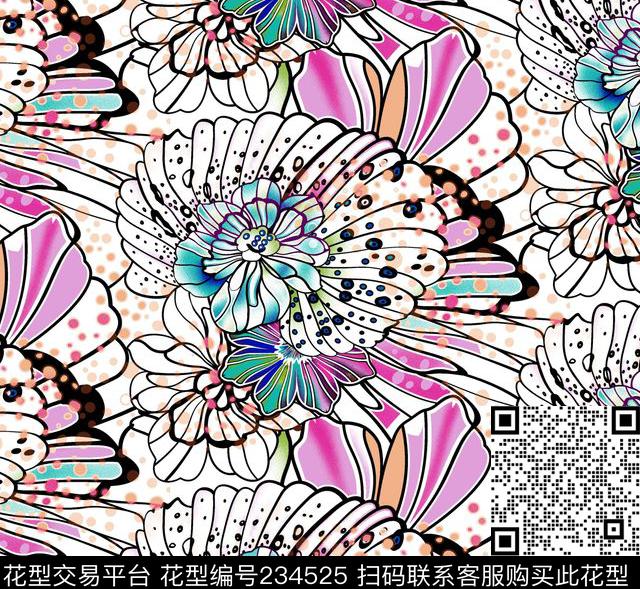 传统印花华亿平台下载（图片编号: 234525） - 瓦栏（Walan）