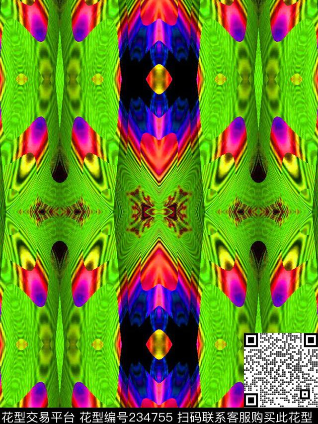 女装印花裤数码印花华亿平台下载（图片编号: 234755） - 瓦栏（Walan）