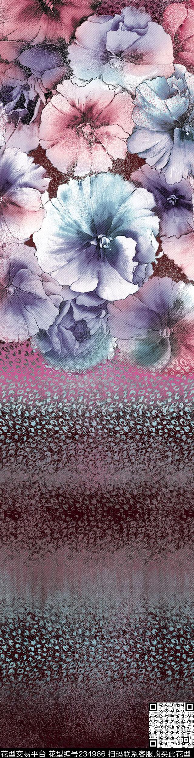 定位花窗帘床上用品数码印花华亿平台下载（图片编号: 234966） - 瓦栏（Walan）