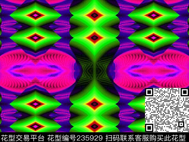 几何男装印花裤数码印花华亿平台下载（图片编号: 235929） - 瓦栏（Walan）