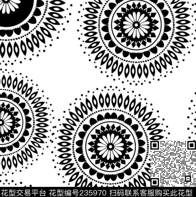 传统印花华亿平台下载（图片编号: 235970） - 瓦栏（Walan）