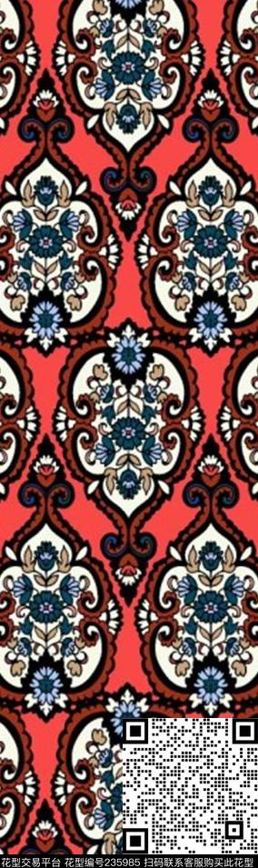 传统印花华亿平台下载（图片编号: 235985） - 瓦栏（Walan）