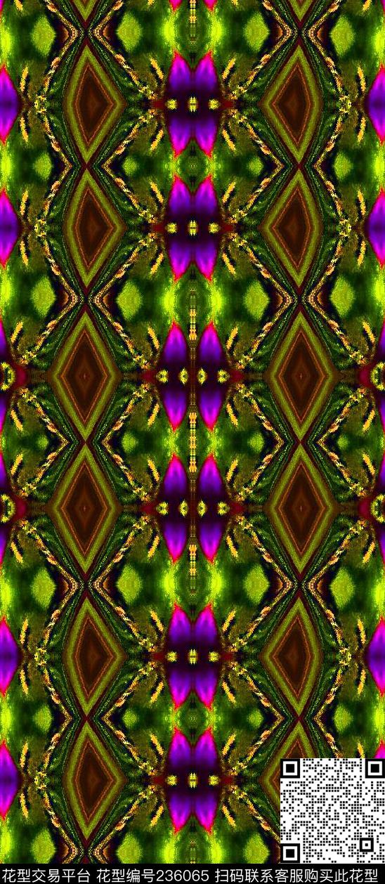 几何民族印花裤数码印花华亿平台下载（图片编号: 236065） - 瓦栏（Walan）