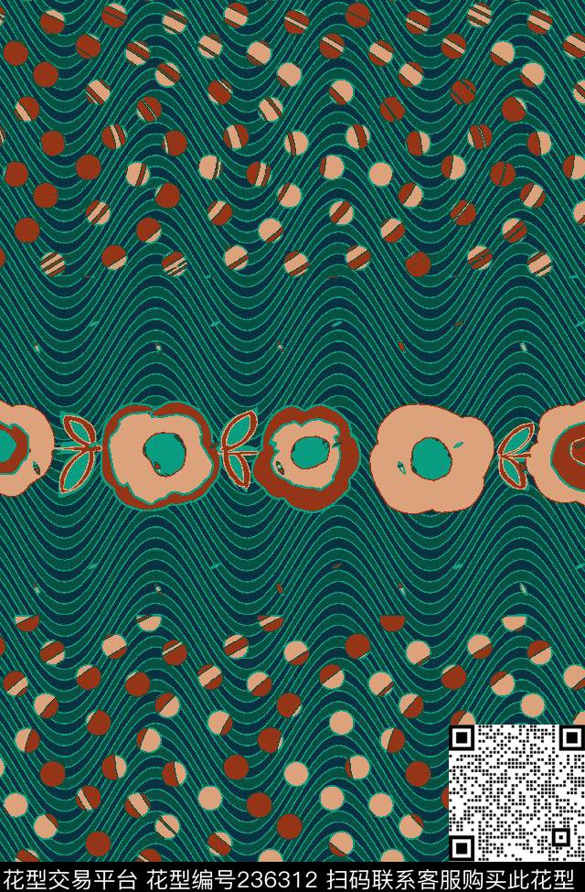 传统印花华亿平台下载（图片编号: 236312） - 瓦栏（Walan）