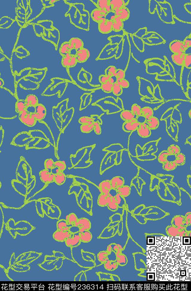 传统印花华亿平台下载（图片编号: 236314） - 瓦栏（Walan）