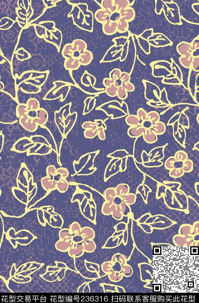 传统印花华亿平台下载（图片编号: 236316） - 瓦栏（Walan）