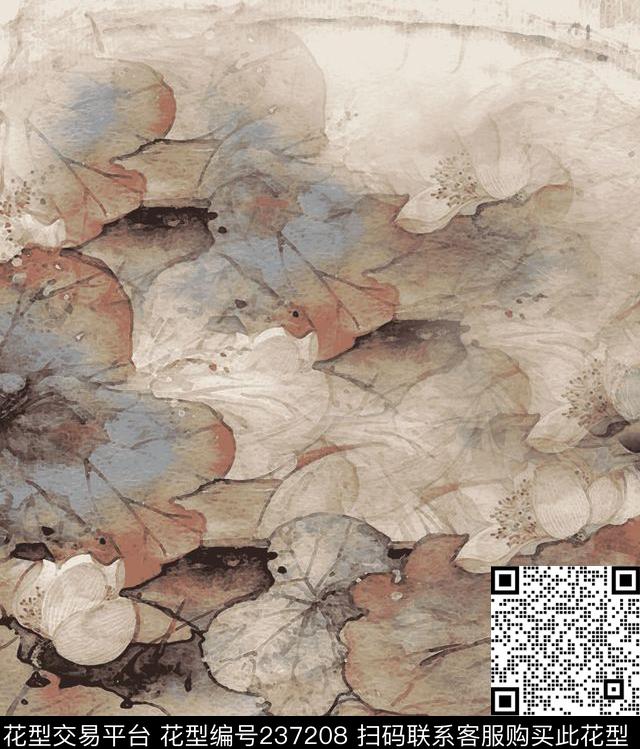 传统印花华亿平台下载（图片编号: 237208） - 瓦栏（Walan）