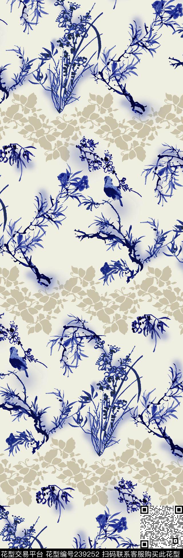 传统印花华亿平台下载（图片编号: 239252） - 瓦栏（Walan）