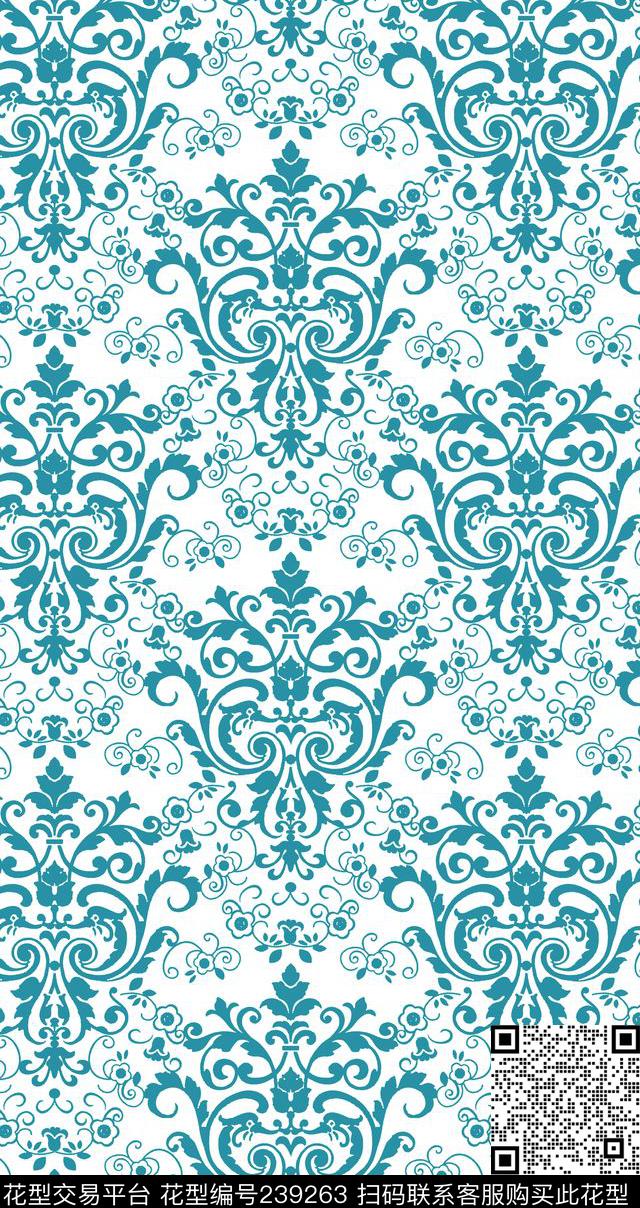 传统印花华亿平台下载（图片编号: 239263） - 瓦栏（Walan）