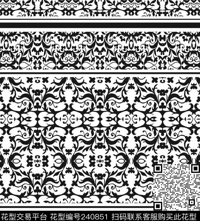 传统印花华亿平台下载（图片编号: 240851） - 瓦栏（Walan）