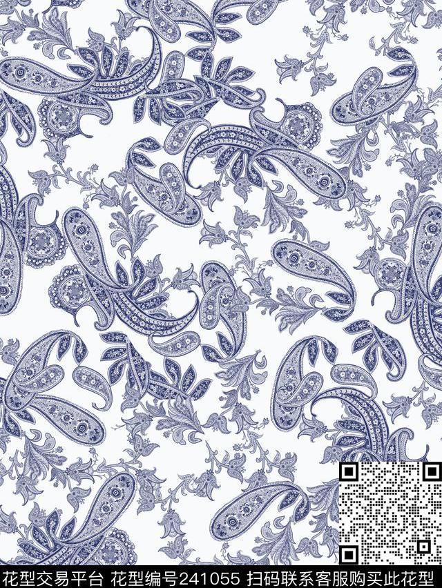 传统印花华亿平台下载（图片编号: 241055） - 瓦栏（Walan）