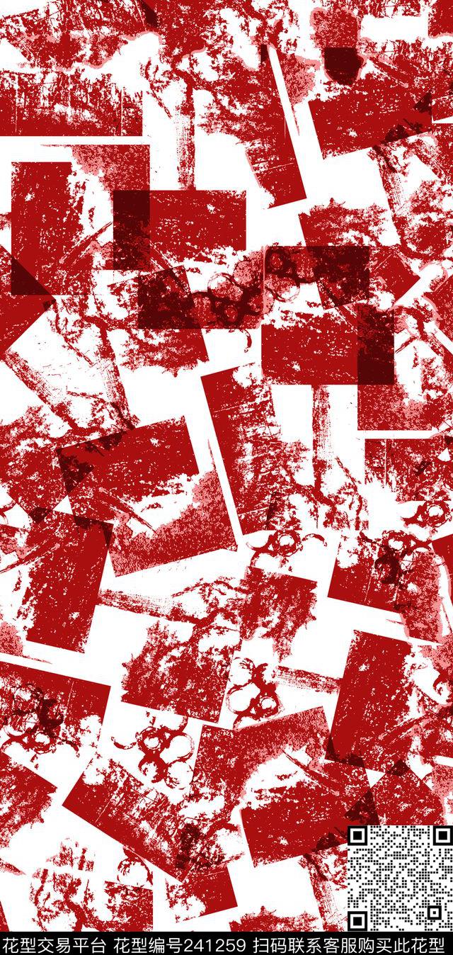 休闲抽象几何传统印花华亿平台下载（图片编号: 241259） - 瓦栏（Walan）