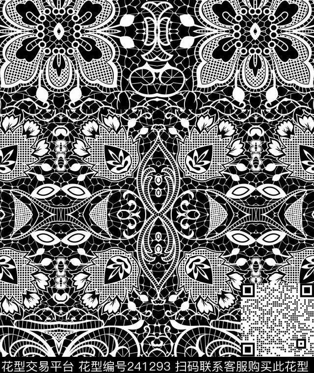 抽象民族对称传统印花华亿平台下载（图片编号: 241293） - 瓦栏（Walan）