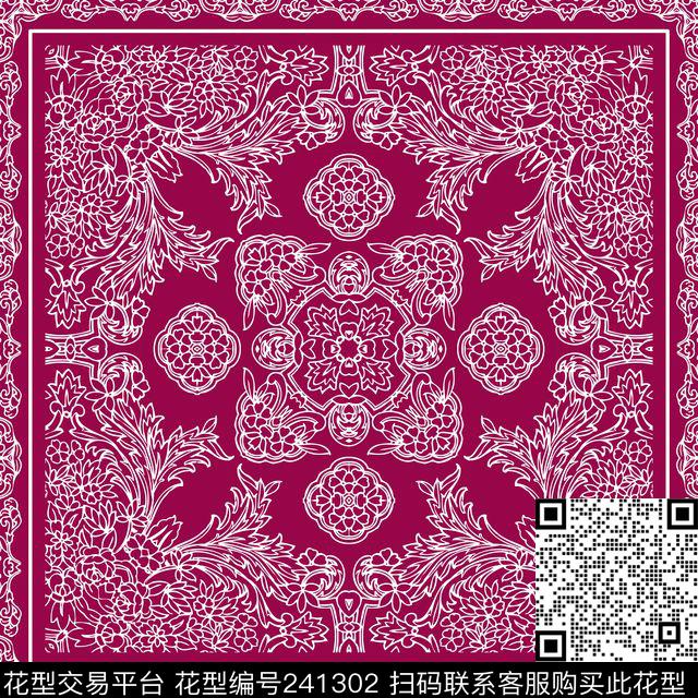 传统印花华亿平台下载（图片编号: 241302） - 瓦栏（Walan）