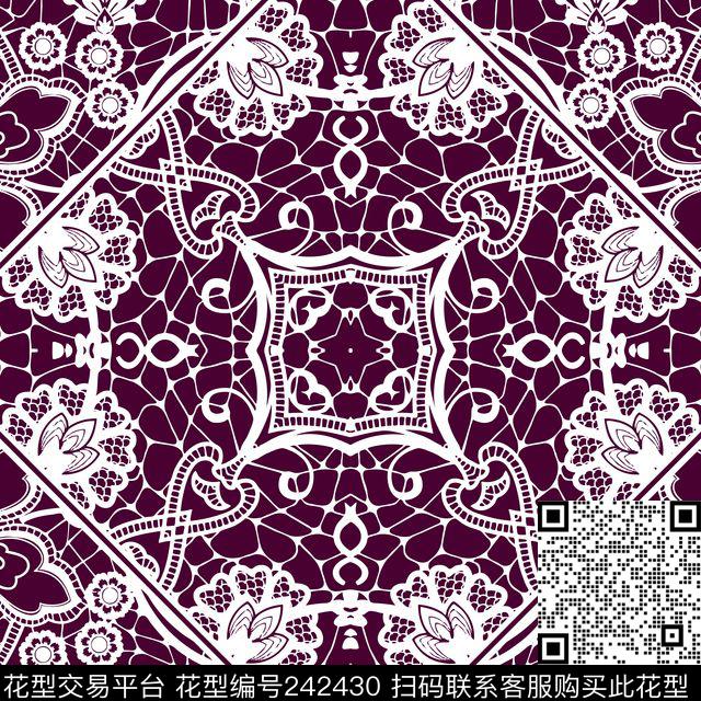 传统印花华亿平台下载（图片编号: 242430） - 瓦栏（Walan）