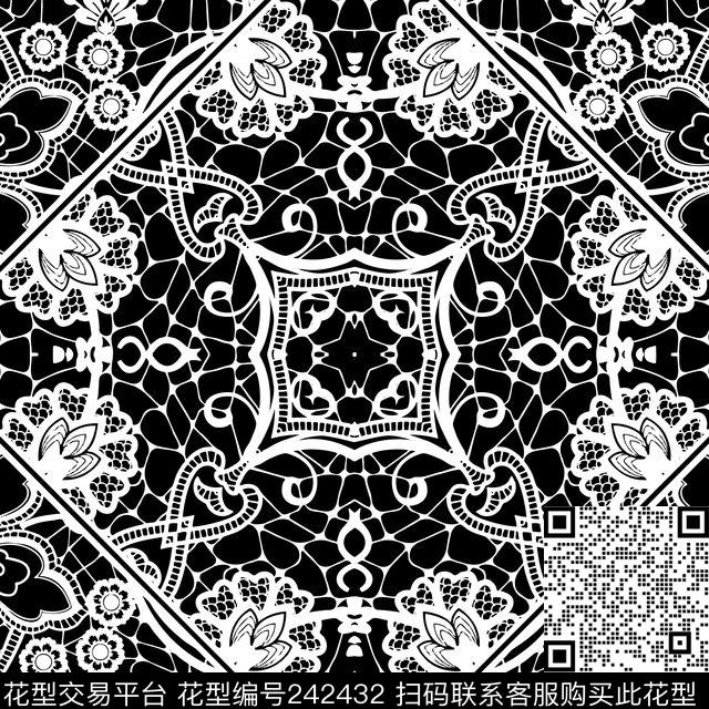 传统印花华亿平台下载（图片编号: 242432） - 瓦栏（Walan）