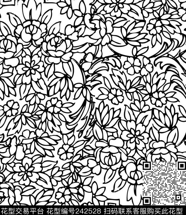 传统印花华亿平台下载（图片编号: 242528） - 瓦栏（Walan）