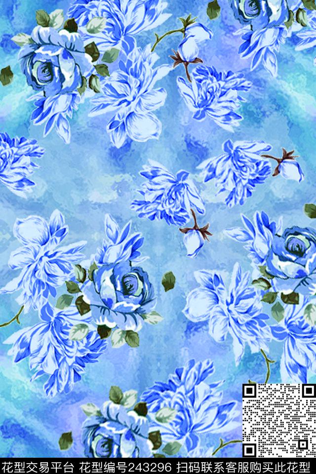 光线肌理中国风数码印花华亿平台下载（图片编号: 243296） - 瓦栏（Walan）