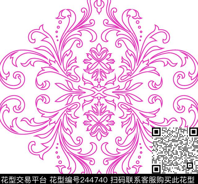 传统印花华亿平台下载（图片编号: 244740） - 瓦栏（Walan）