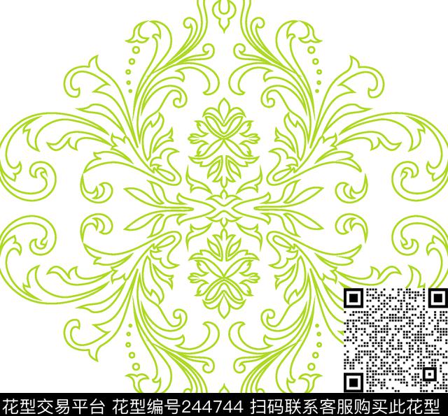 传统印花华亿平台下载（图片编号: 244744） - 瓦栏（Walan）