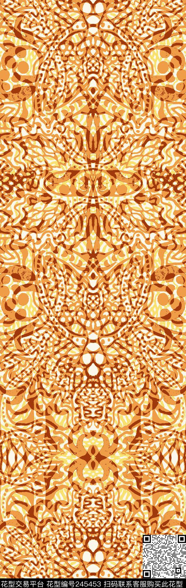 传统印花华亿平台下载（图片编号: 245453） - 瓦栏（Walan）