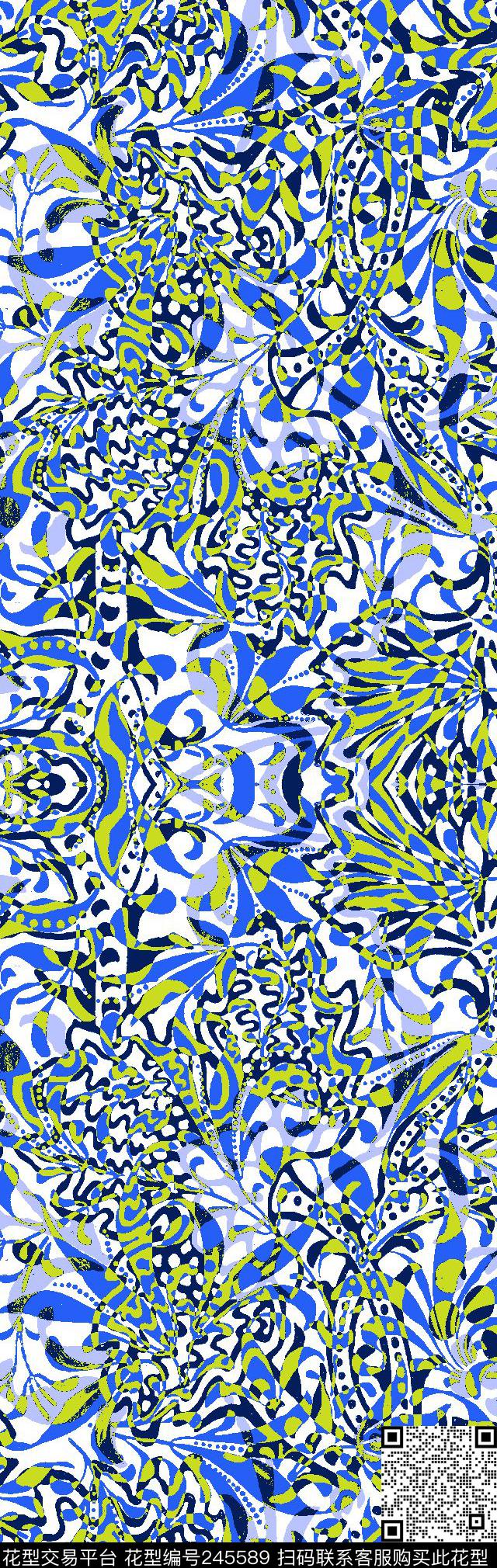 传统印花华亿平台下载（图片编号: 245589） - 瓦栏（Walan）