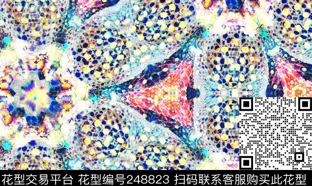 肌理幻化原创主题华亿平台数码印花华亿平台下载（图片编号: 248823） - 瓦栏（Walan）