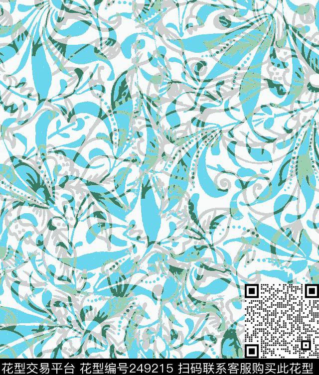 传统印花华亿平台下载（图片编号: 249215） - 瓦栏（Walan）