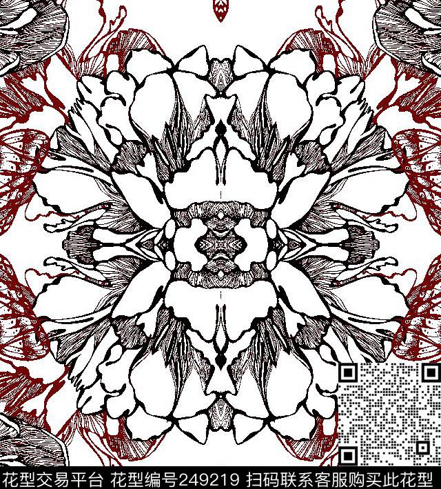 传统印花华亿平台下载（图片编号: 249219） - 瓦栏（Walan）